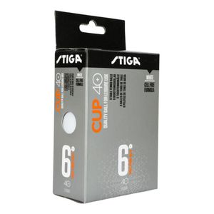 Pelota De Ping Pong Cup Abs Blanca 6-Pk