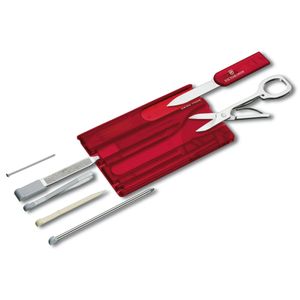 Victorinox Swisscard Classic Rojo Transp 10 Funciones